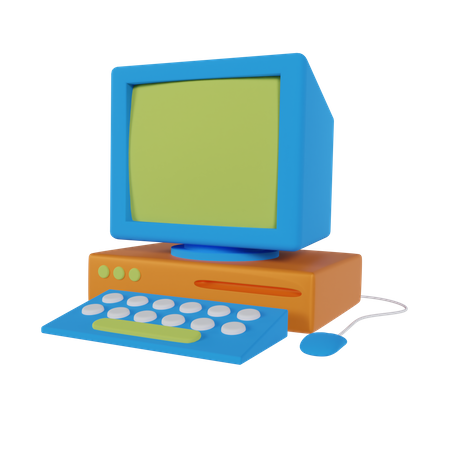 Computador  3D Icon