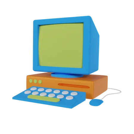 Computador  3D Icon