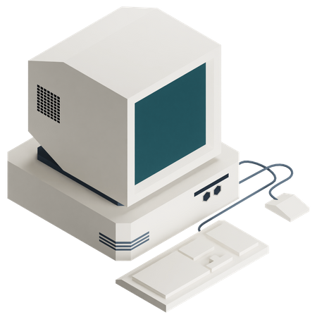 Computador  3D Icon