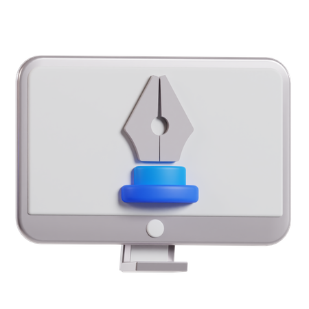 Computador  3D Icon