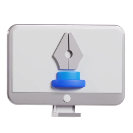 Computador  3D Icon