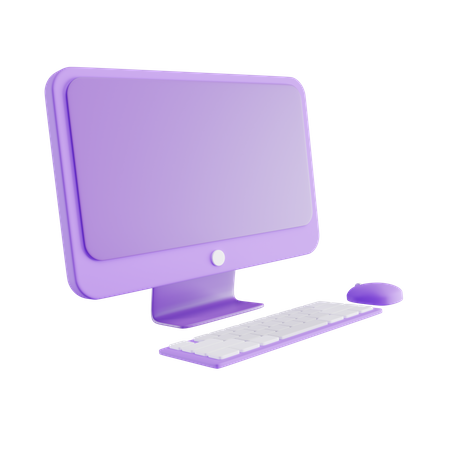 Computador  3D Icon