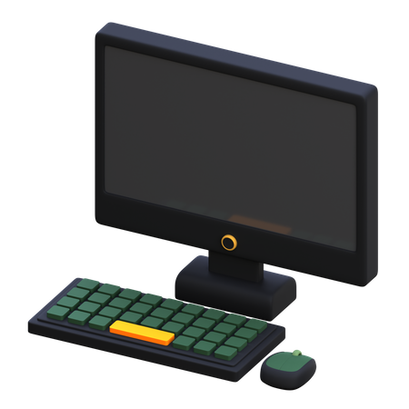 Computador  3D Icon