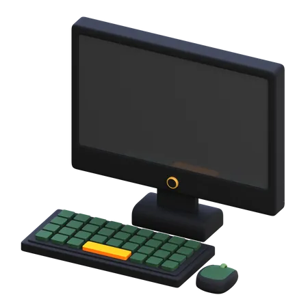 Computador  3D Icon