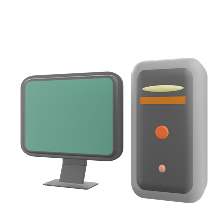 Computador  3D Icon