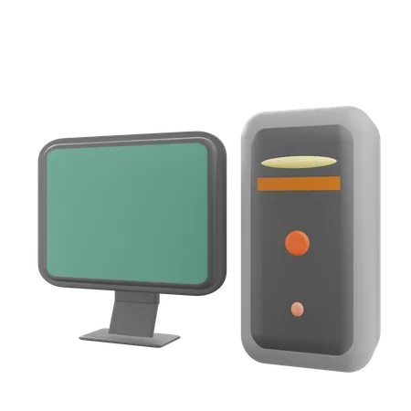 Computador  3D Icon