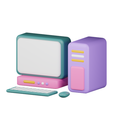 Computador  3D Icon