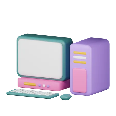 Computador  3D Icon