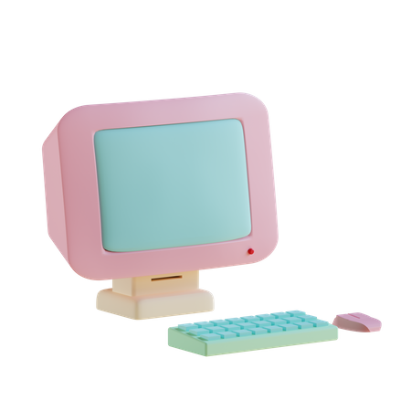 Computador  3D Icon