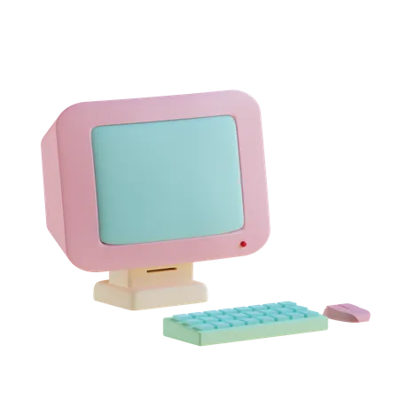 Computador  3D Icon