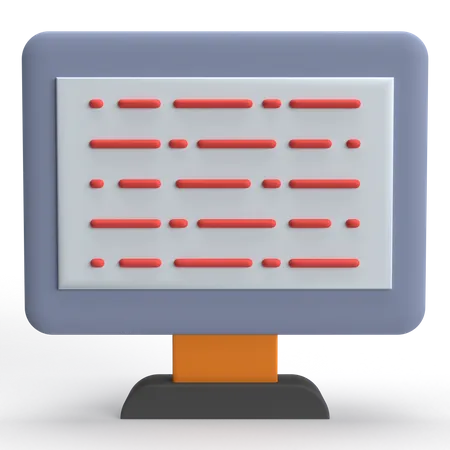 Computador  3D Icon