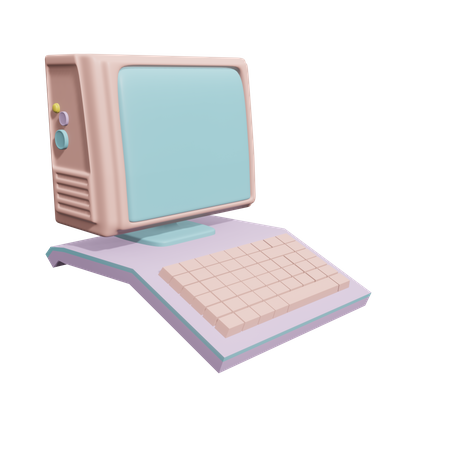 Computador  3D Icon