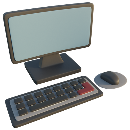 Computador  3D Icon