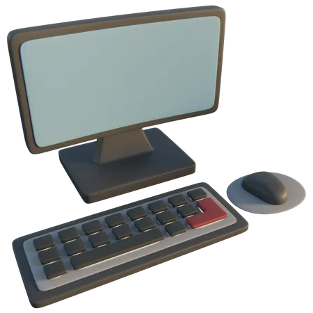 Computador  3D Icon