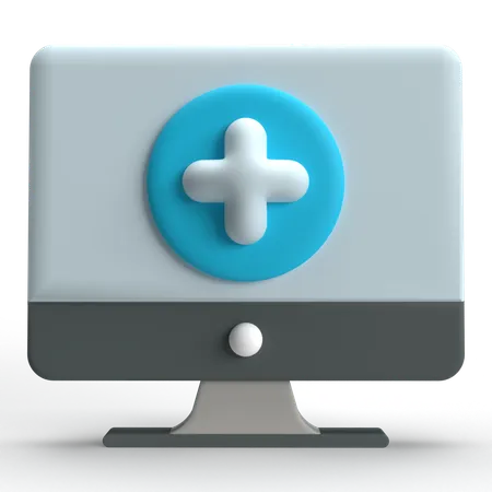 Adicionar computador  3D Icon