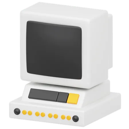 Computador antigo  3D Icon