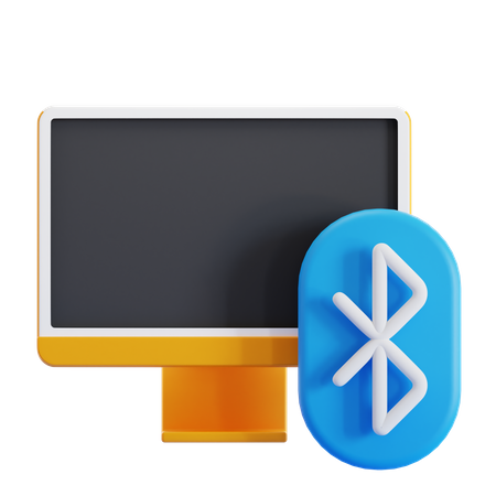 Bluetooth do computador  3D Icon