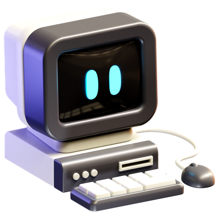 Computador pessoal  3D Icon