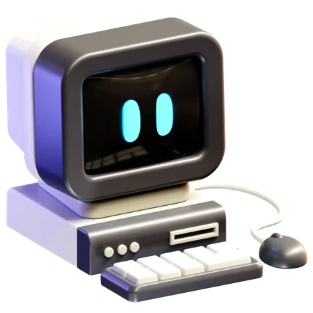 Computador pessoal  3D Icon