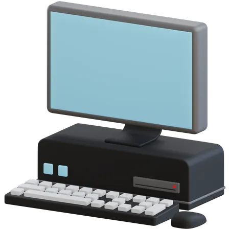 Computador pessoal  3D Icon