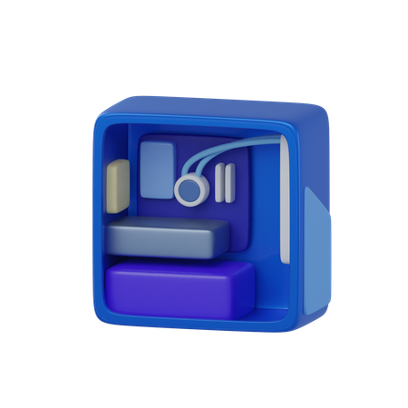 Computador pessoal  3D Icon