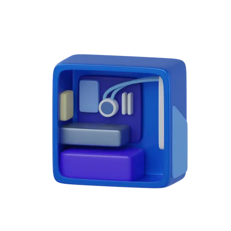 Computador pessoal  3D Icon