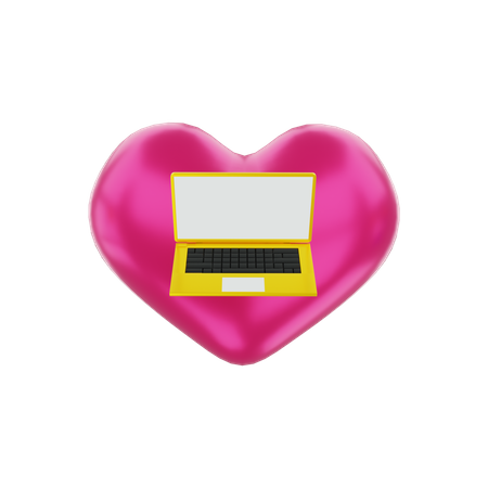Computador portátil  3D Icon