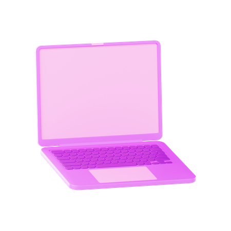 Computador portátil  3D Icon