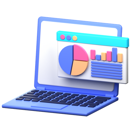 Computador portátil  Ícone 3D