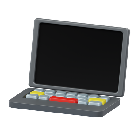 Computador portátil  3D Icon