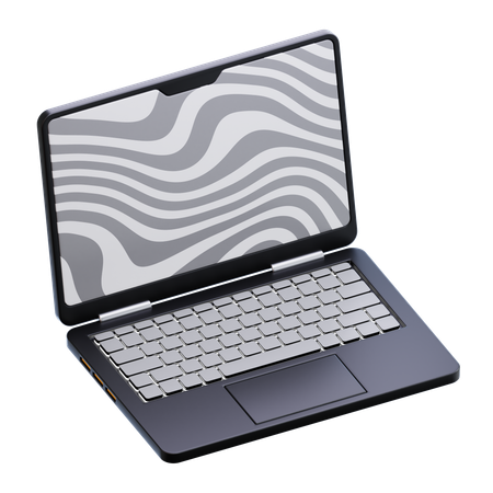 Computador portátil  3D Icon
