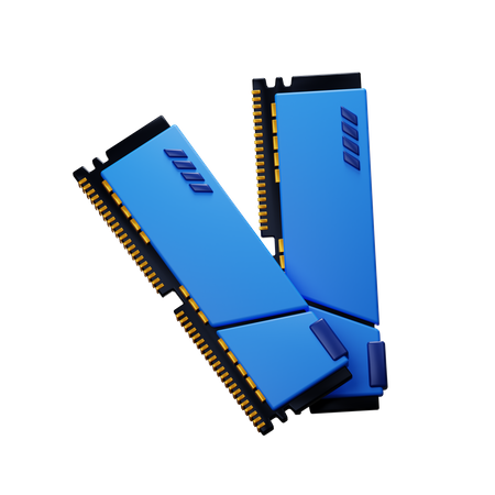 Memória RAM do computador  3D Icon