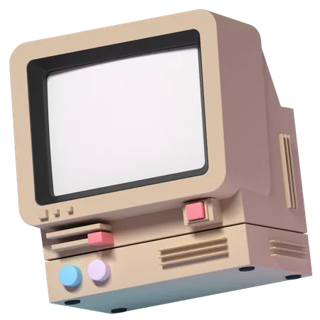 Computador antigo  3D Icon