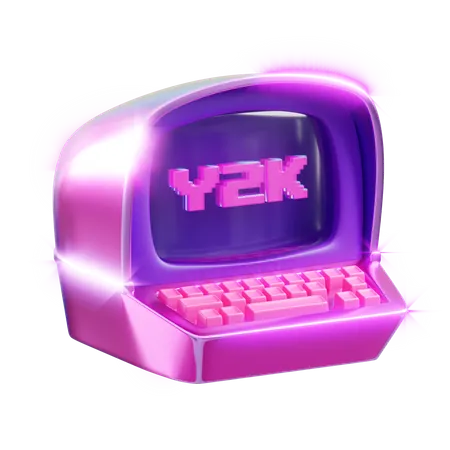 Computador antigo  3D Icon