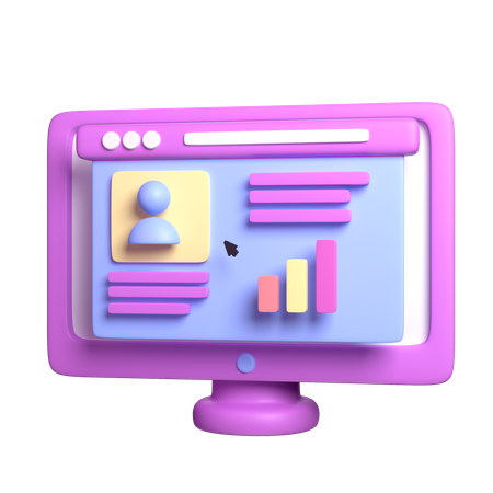 Rede de computador  3D Icon