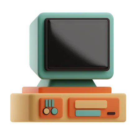 Computadora  3D Icon