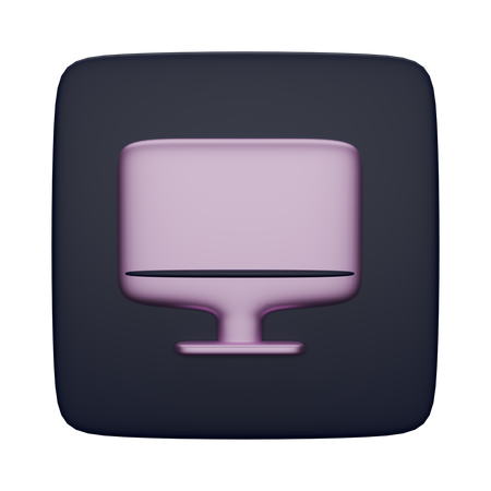 Computadora  3D Icon