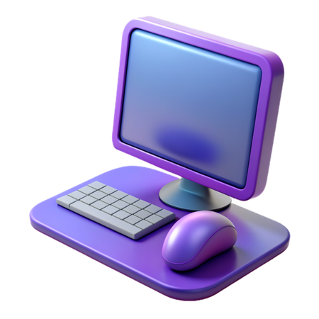 Computadora  3D Icon