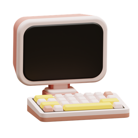 Computadora  3D Icon