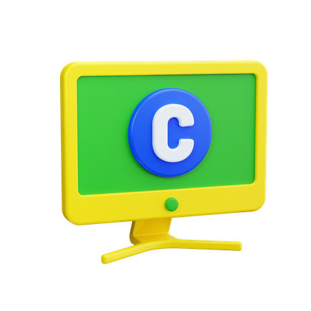 Computadora  3D Icon