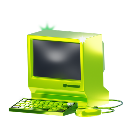 Computadora  3D Icon