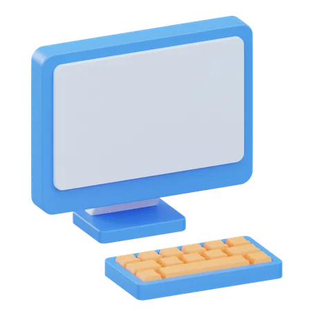 Computadora  3D Icon