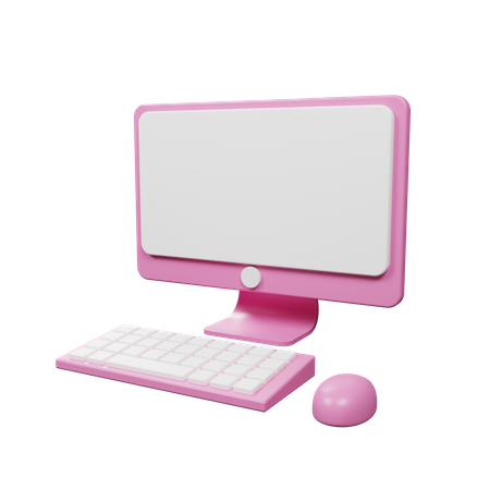 Computadora  3D Icon