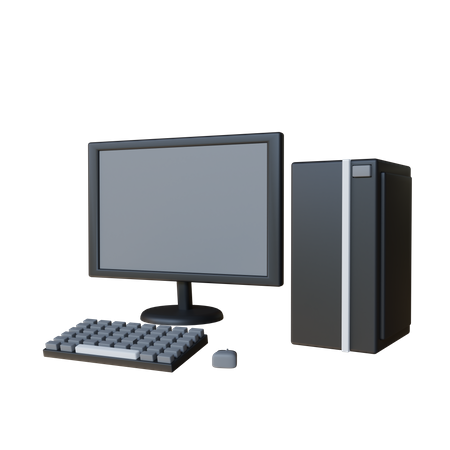 Computadora  3D Icon