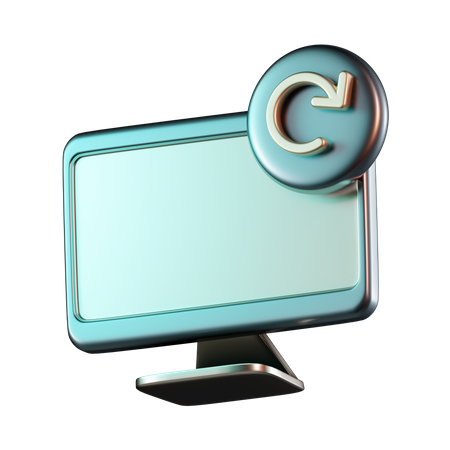 Computadora  3D Icon