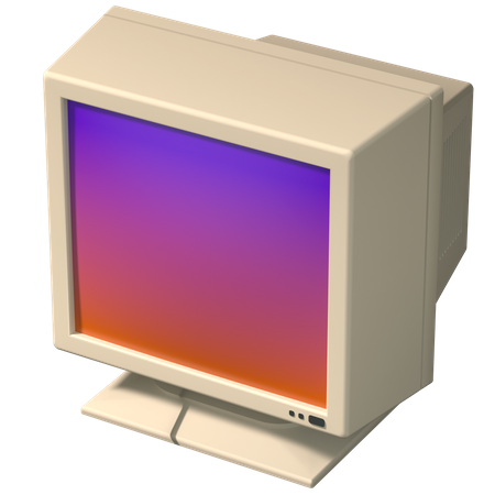 Computadora  3D Illustration