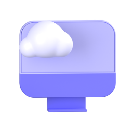 Computadora  3D Icon