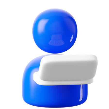 Computadora  3D Icon