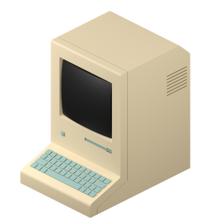 Computadora  3D Icon