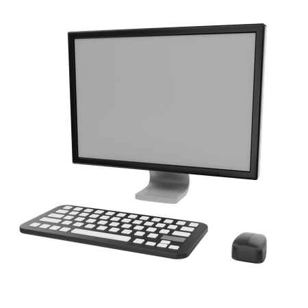 Computadora  3D Icon